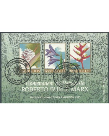 1995 B100 HOMENAGEM AO PAISAGISTA ROBERTO BURLE MARX  CBC-RJ